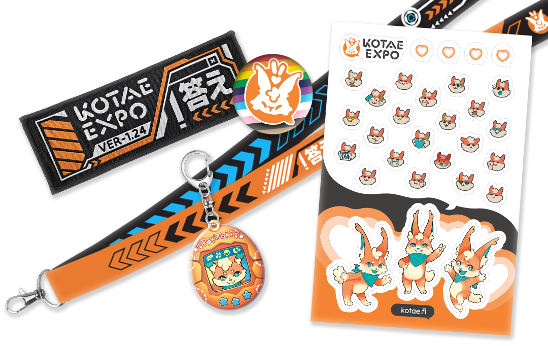 Miten hankkia Kotae Expo 2024 oheistuotteita?